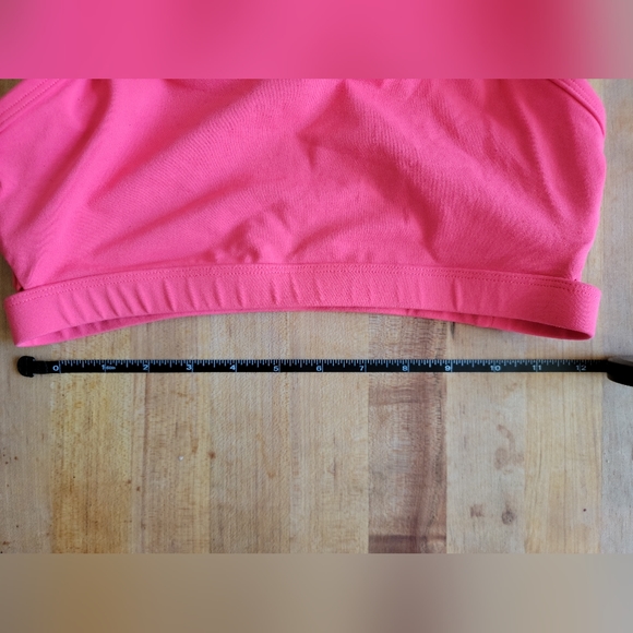 Fabletics Peri, Coral Square Neck Racerback Sports Bra,  Small, Lace-Up - Picture 7 of 8